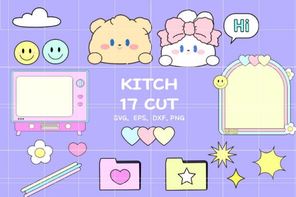 Download Kwaii Svg, Television Svg, Bear Svg - Television Collection