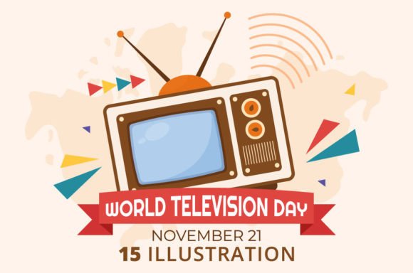 Download 15 World Television Day Illustration - Television Collection