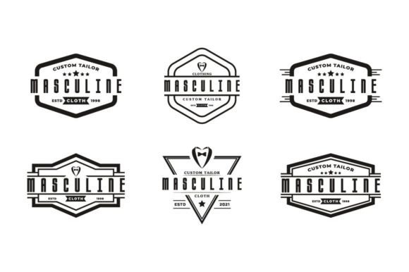 Download Vintage Clothing Apparel Gentleman Logos - Logos Collection